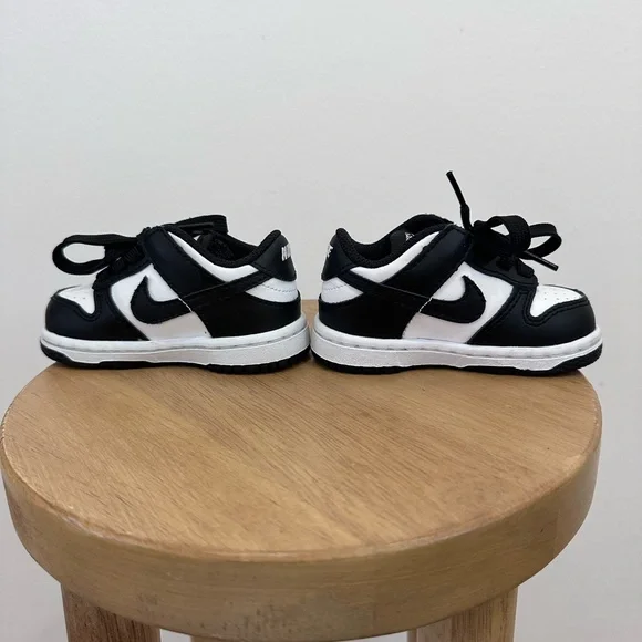 Nike Toddler Dunk Low Pandas - Size 4c - Picture 7 of 11